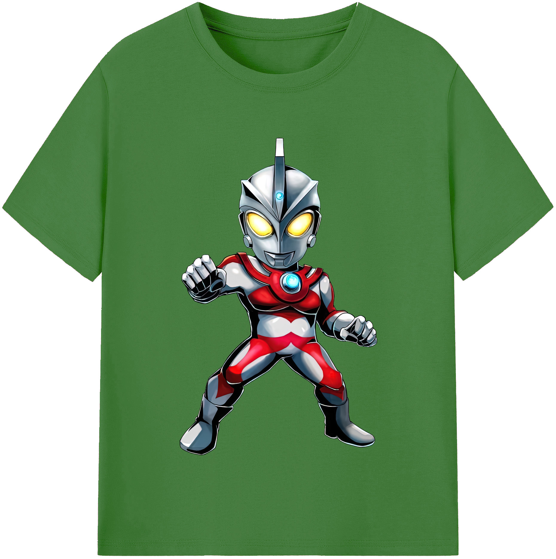 （画像用） ウルトラマン Ultraman レディースカジュアルプリントTシャツ（綿100％）